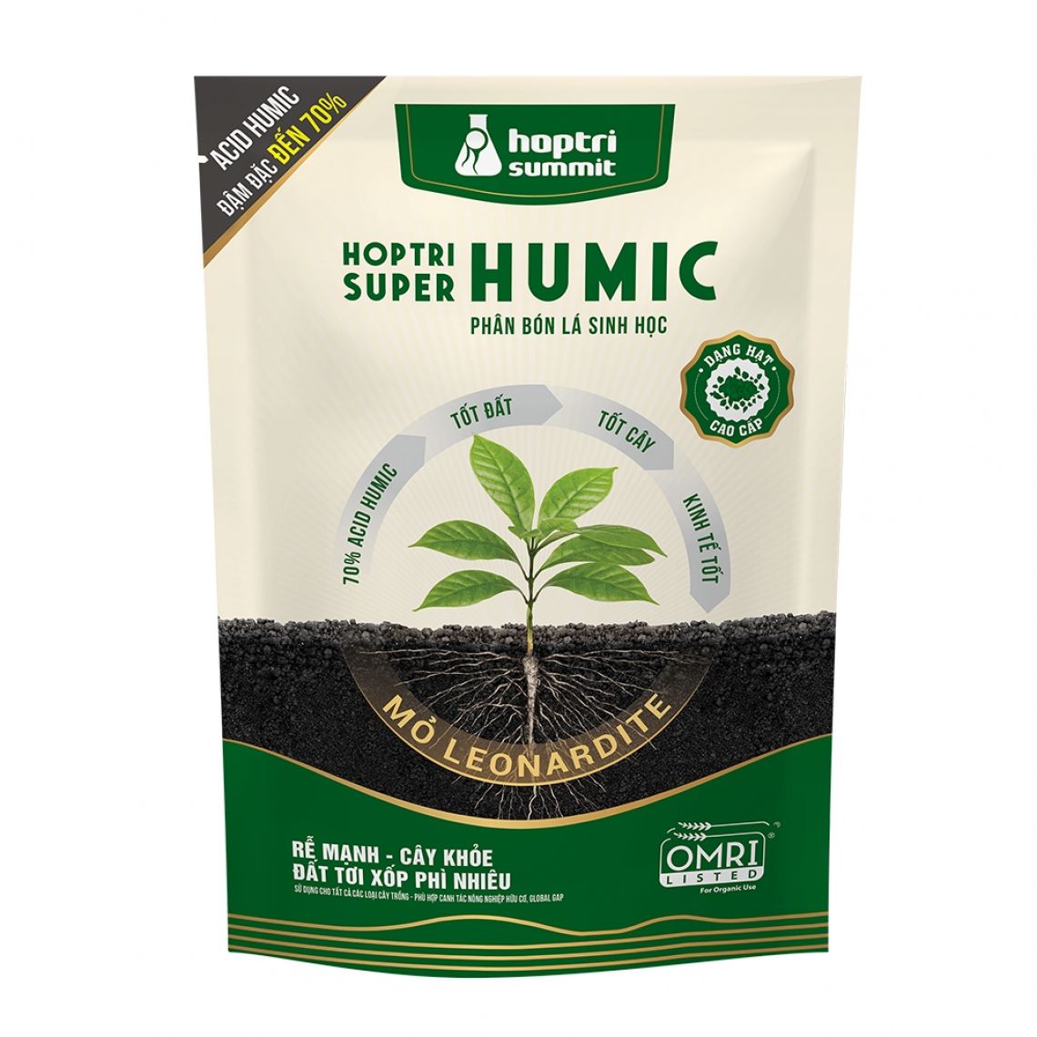 Hợp Trí Super Humic dạng hạt cao cấp